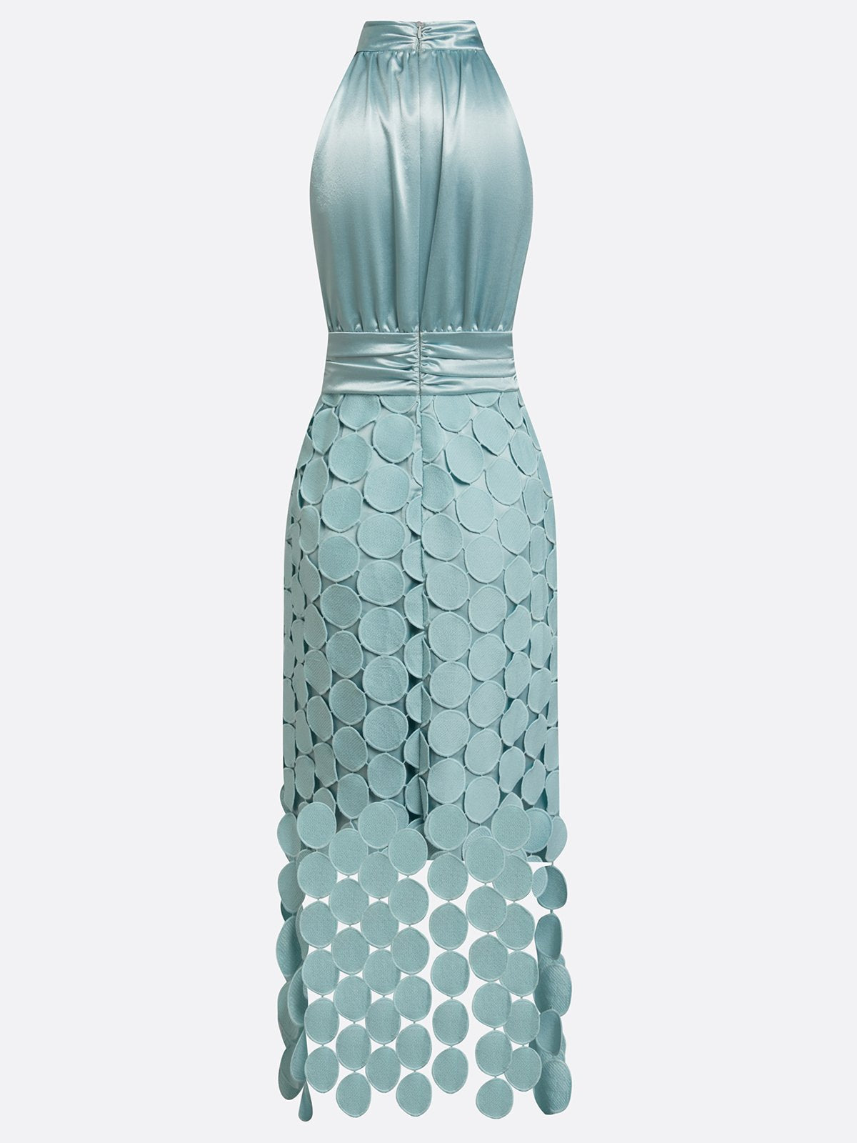IRENE | ROBE MIDI SOPHISTIQUÉE AVEC HAUT EN SATIN