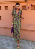 SOFIA · ROBE LONGUE FLEURIE