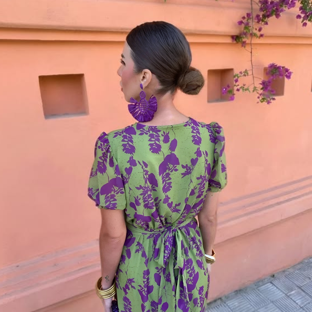 SOFIA · ROBE LONGUE FLEURIE