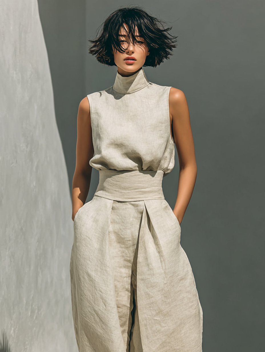 Ensemble Maria | Fraîcheur Minimaliste Deux Pièces