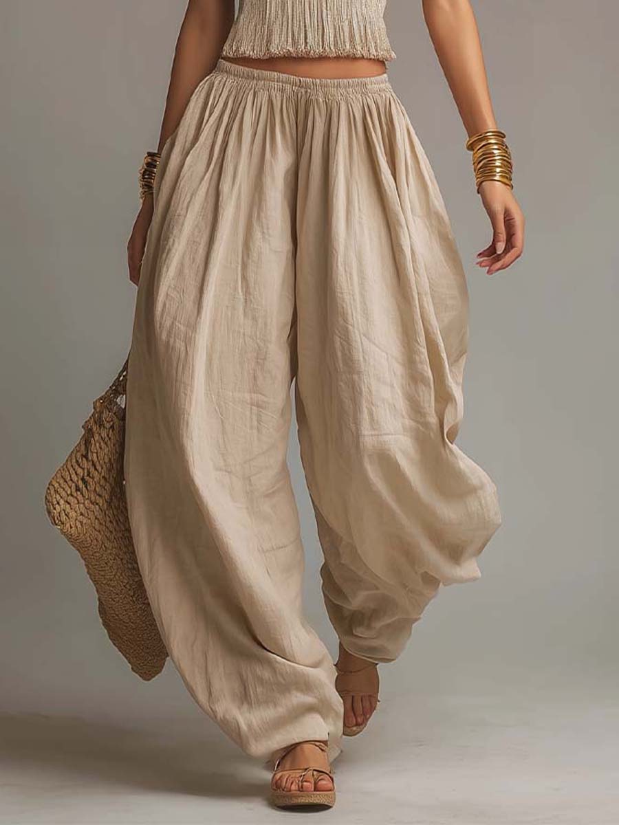 SANDRA · Ensemble deux pièces style harem bohème