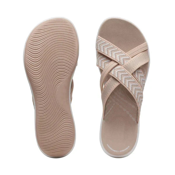 Sandales orthopédiques pour femmes en cuir – Confort au quotidien