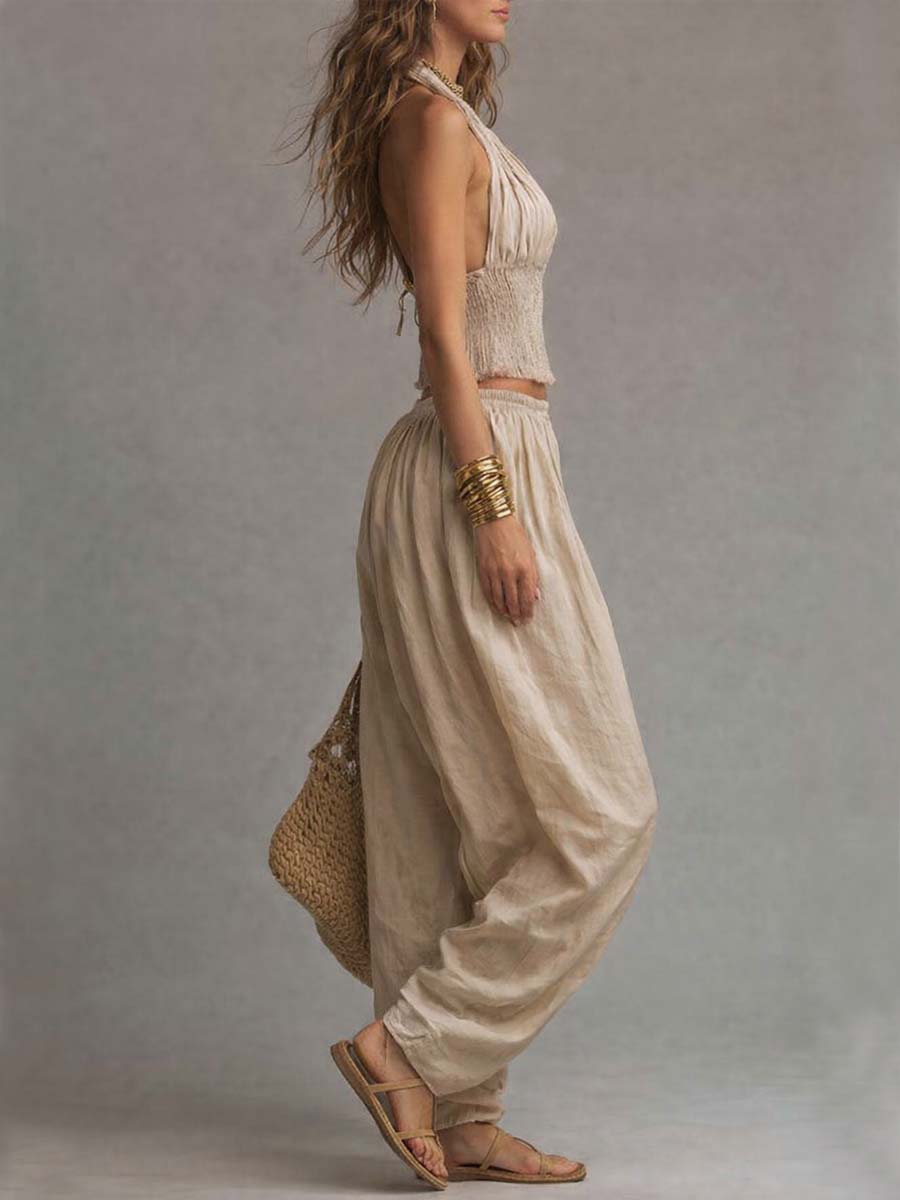 SANDRA · Ensemble deux pièces style harem bohème