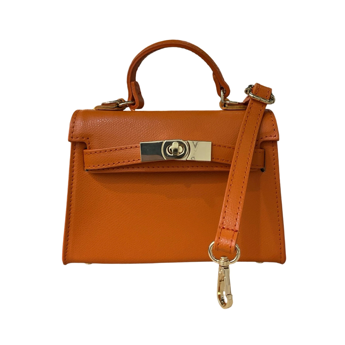 SAC MAIN CUIR VACHETTE MINI STELLA