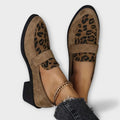 Zapatos con estampado de leopardo para mujer - Elegantes y cómodos
