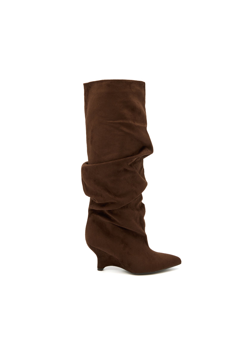 Bottes slouchy LIV - Marron
