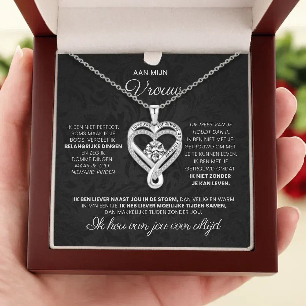 ROME | COLLIER CŒUR AVEC MESSAGE