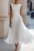 Emma | Robe Midi Élégante de Cérémonie