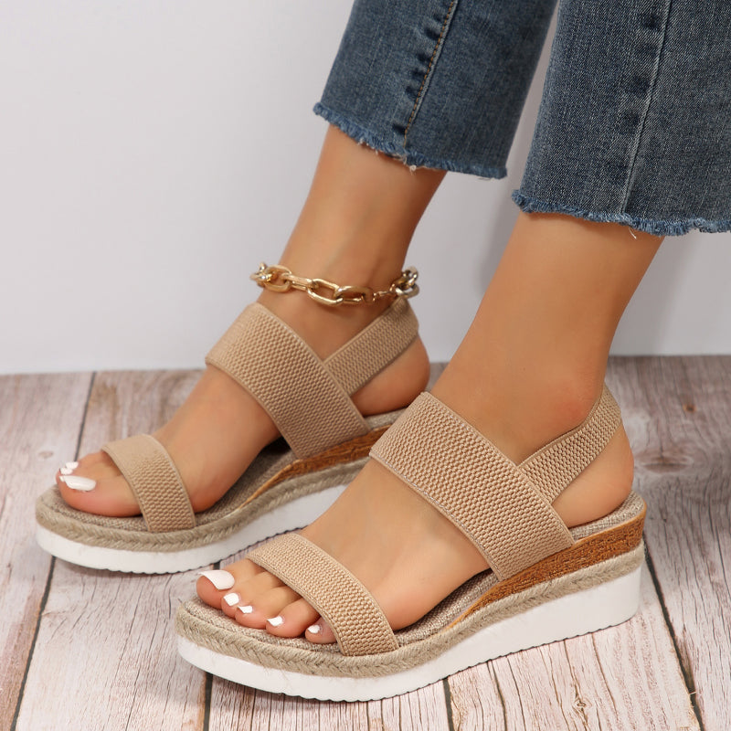 Sandale orthopédique femme avec plateforme confortable