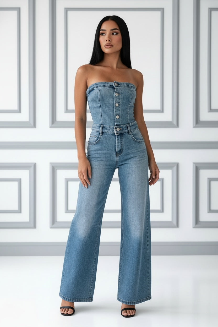 Maria✨| combinaison en jean