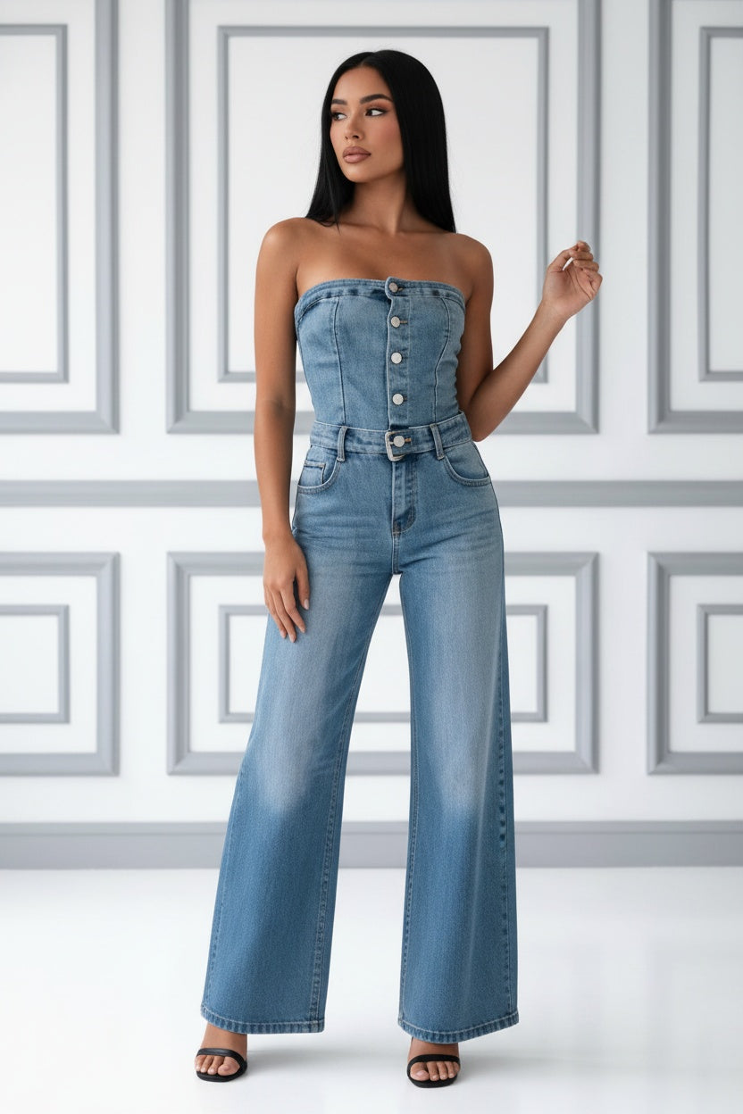 Maria✨| combinaison en jean