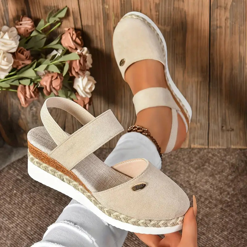 Sandales orthopédiques pour femmes avec plateforme rembourrée