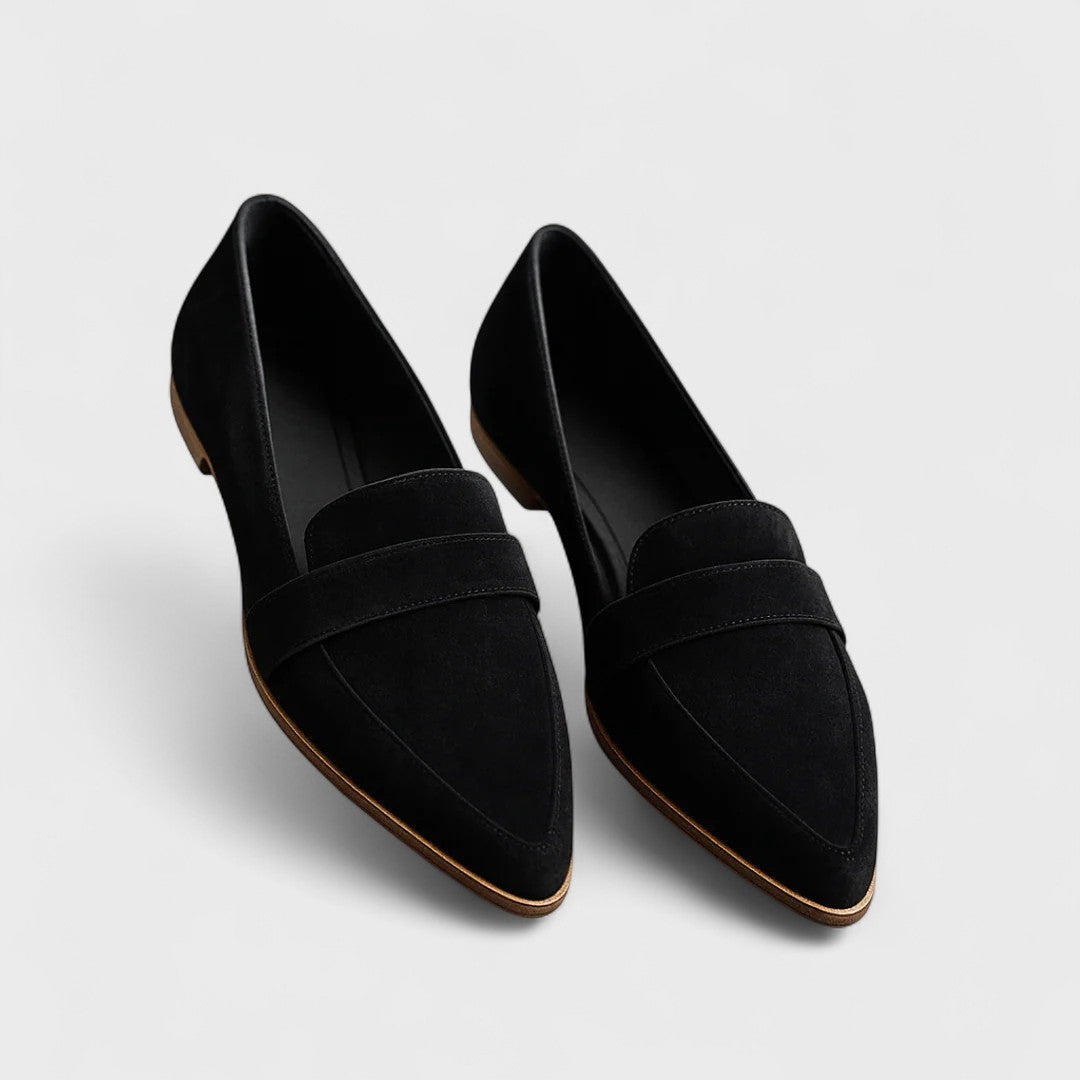 Mocassins orthopédiques en cuir pour femme – Semelle antidérapante